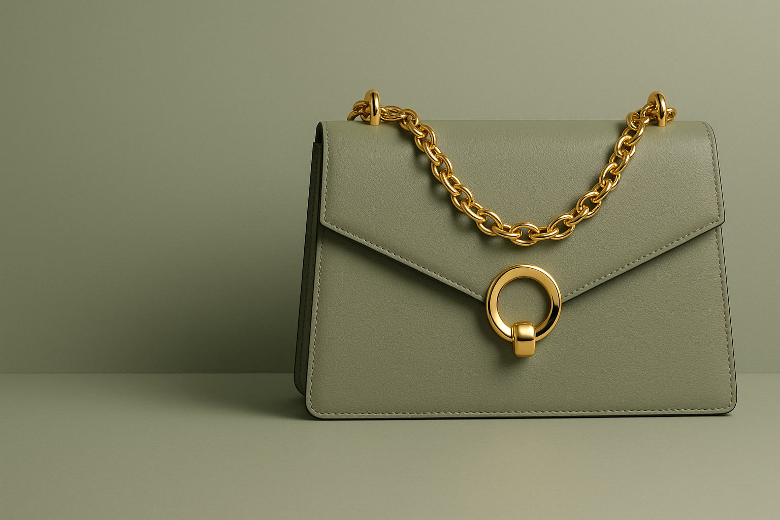 Sac saddle classique en cuir beige texturé - Collection bandoulière intemporelle SKyb