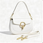 55C163 Sac Saddle Cuir Vachette - Classique Intemporel