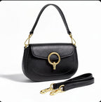 55C163 Sac Saddle Cuir Vachette - Classique Intemporel