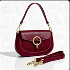 55C163 Sac Saddle Cuir Vachette - Classique Intemporel