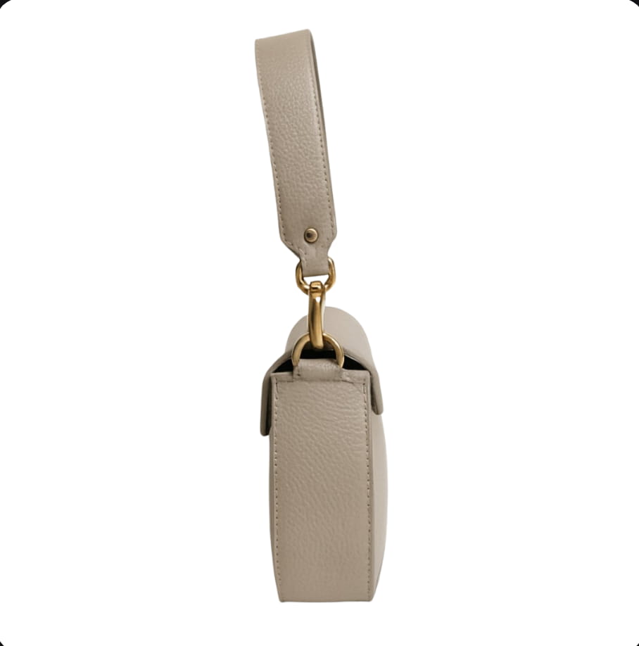 55C163 Sac Saddle Cuir Vachette - Classique Intemporel