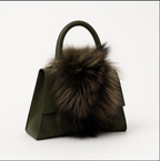 Sac à Main en Cuir Veau et Fourrure - Artisanat Italien