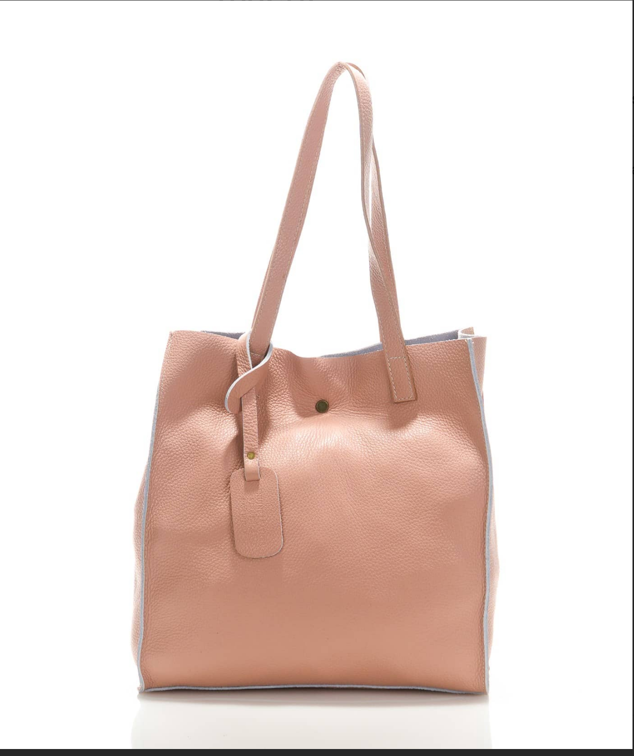 (668868) Sac Fourre-Tout Cuir Véritable Bordeaux - Grand Tote Bag Cabas Italien Souple