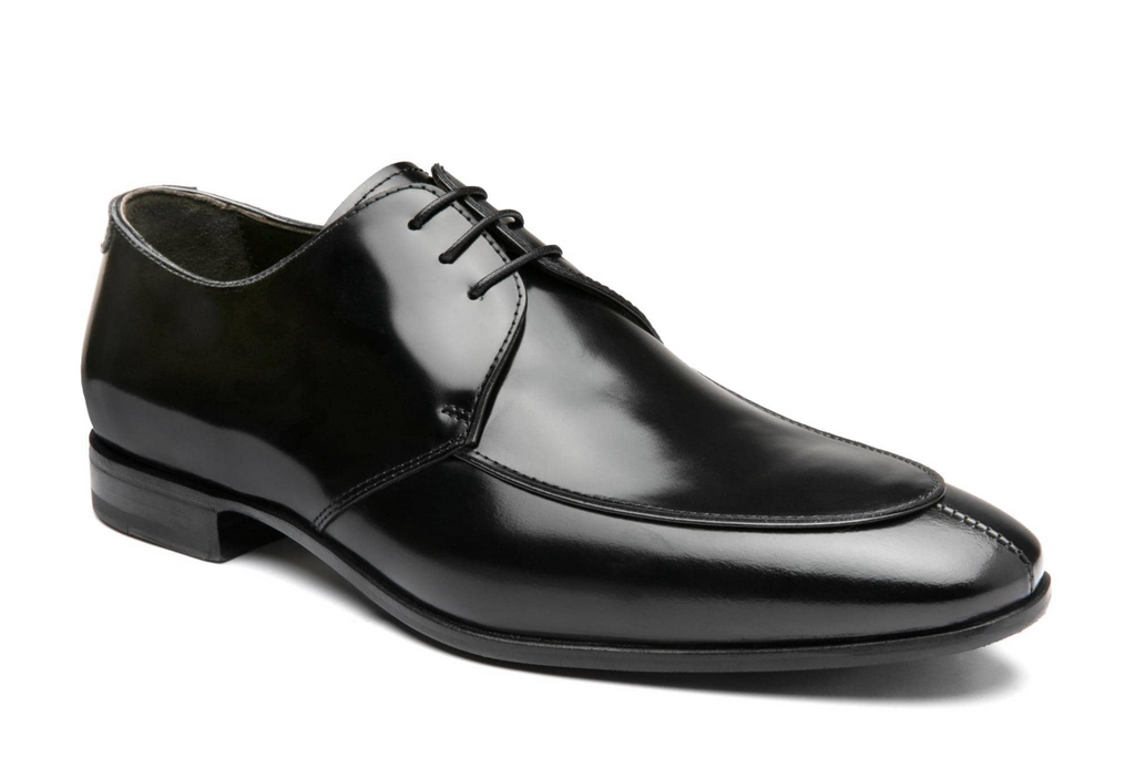 972 Derby Homme Cuir de Veau Brillant | Chaussure Élégante à Lacets | Made in Italy | SKyb