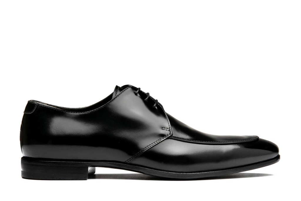 972 Derby Homme Cuir de Veau Brillant | Chaussure Élégante à Lacets | Made in Italy | SKyb