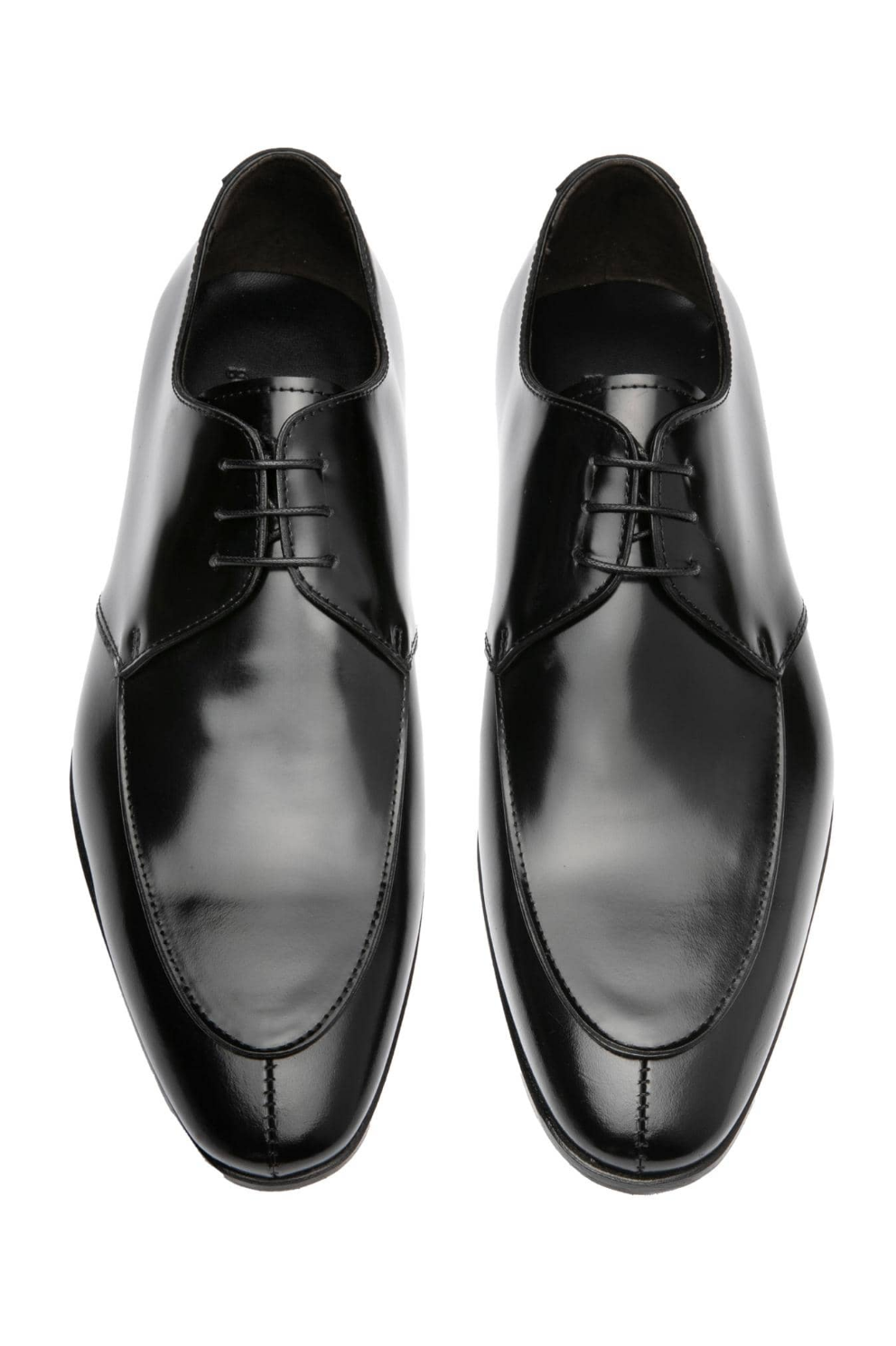 972 Derby Homme Cuir de Veau Brillant | Chaussure Élégante à Lacets | Made in Italy | SKyb