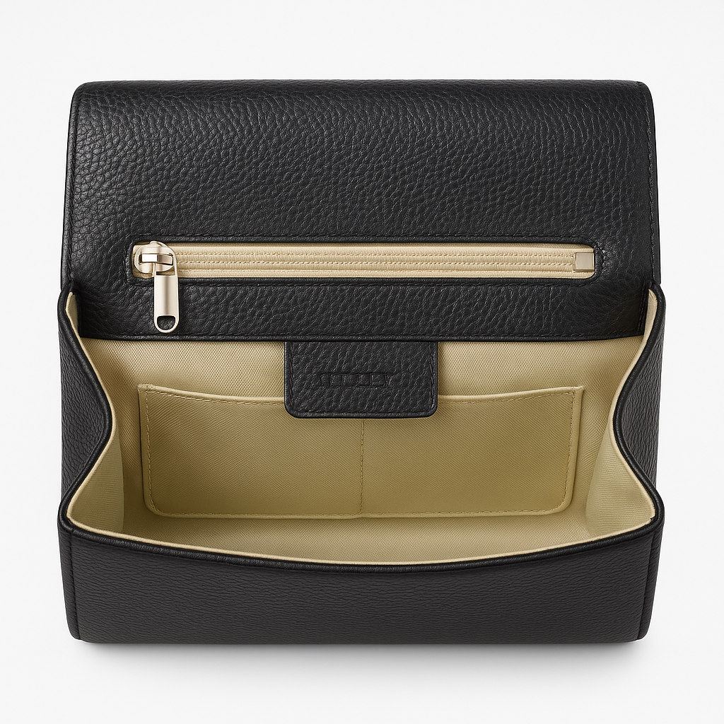 Pochette noire intérieur optimisée